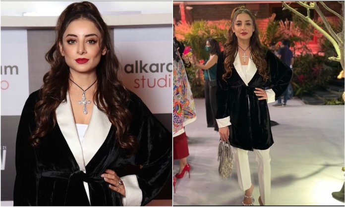 sarwat gillani cross necklace
