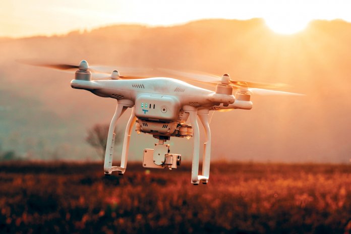 Drone technology on motorways