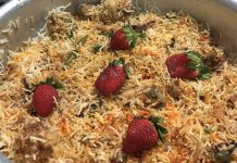 strawberry biryani