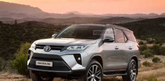 Toyota fortuner entering Pakistan with Facelift