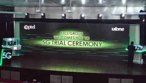 5G trial ptcl pakistan