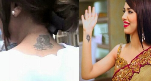 pakistani celebrities tattoos