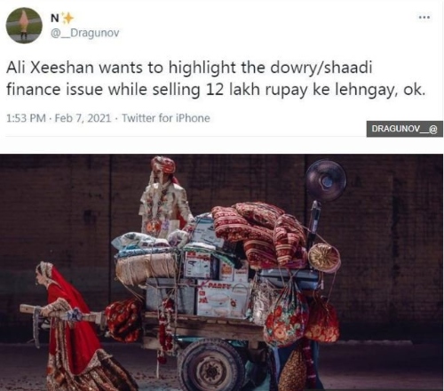 ali xeeshan anti-dowry