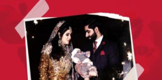 Pakistani Couple Makes A Surprising Valima Entry Holding Their Baby