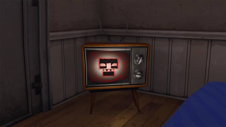 Scary tv in Fortnite