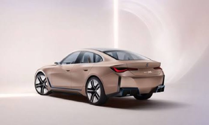 BMW new design and electric sedan