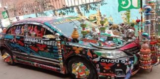 Toyota and Corolla on truck art