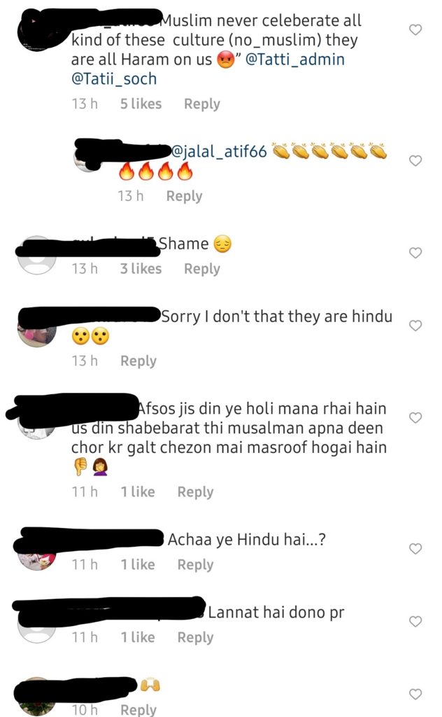 Hira & Mani Disappoint Fans For Celebrating Holi
