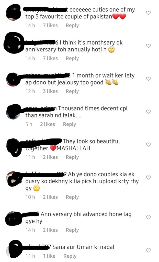 Hina & Agha Celebrated Their 11 Months & People Have A Lot To Say