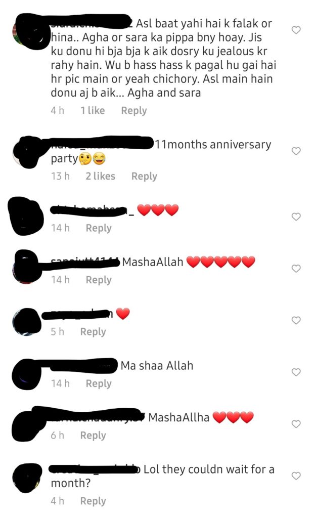 Hina & Agha Celebrated Their 11 Months & People Have A Lot To Say