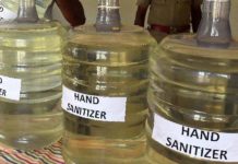 fake hand sanitizers