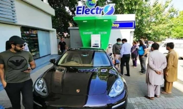 Electrical charging stations in Pakistan now