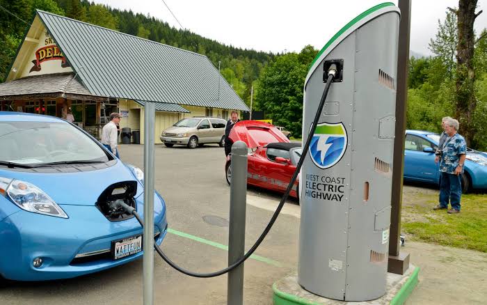 First Electric charging station