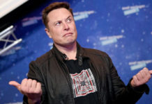 Elon Musk as highes paid CEO of 2020