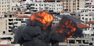 Adhan and attack on building