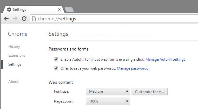 google and password management