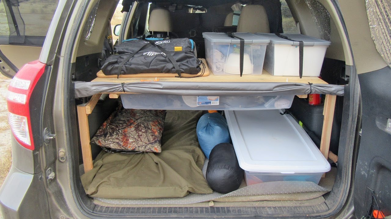 stoage space in SUV