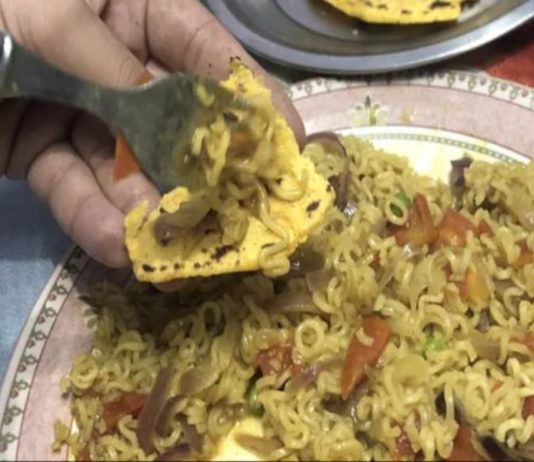 twitter makai ki roti noodles