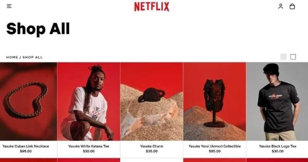 netflix launches online store