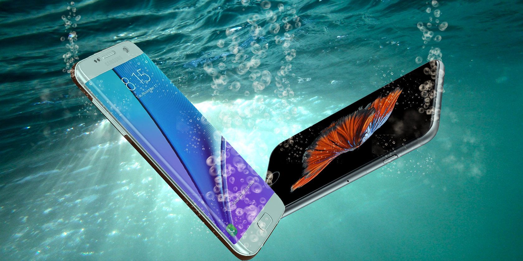 android phone to test water resistance