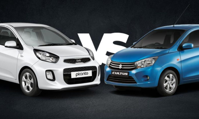 Suzuki Cultus and Kia picanto comparison post