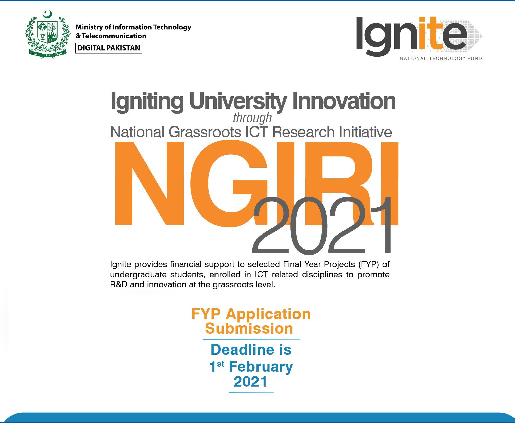 ignite funding and university students