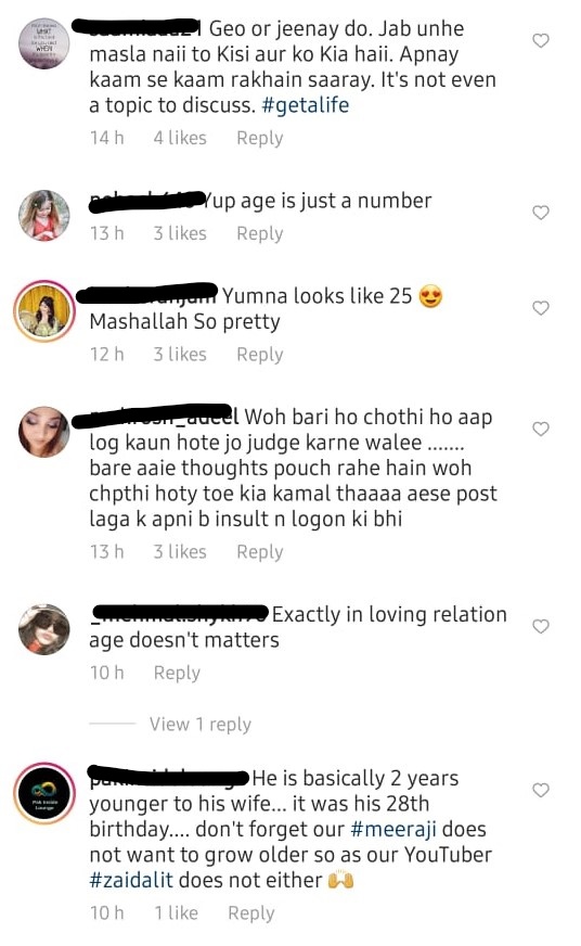 Pakistanis Surprised At The Age Difference Between Zaid Ali & Yumna