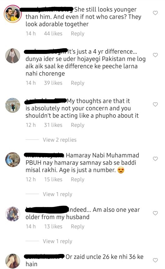  Pakistanis Surprised At The Age Difference Between Zaid Ali & Yumna