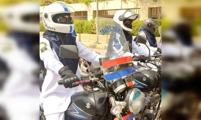 Sindh Female Traffic Police