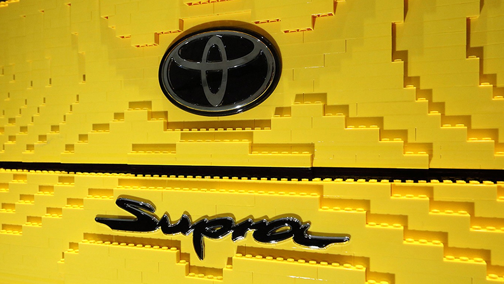 lego and a life sized version of supra