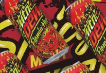 mountain dew flamin hot flavour drink