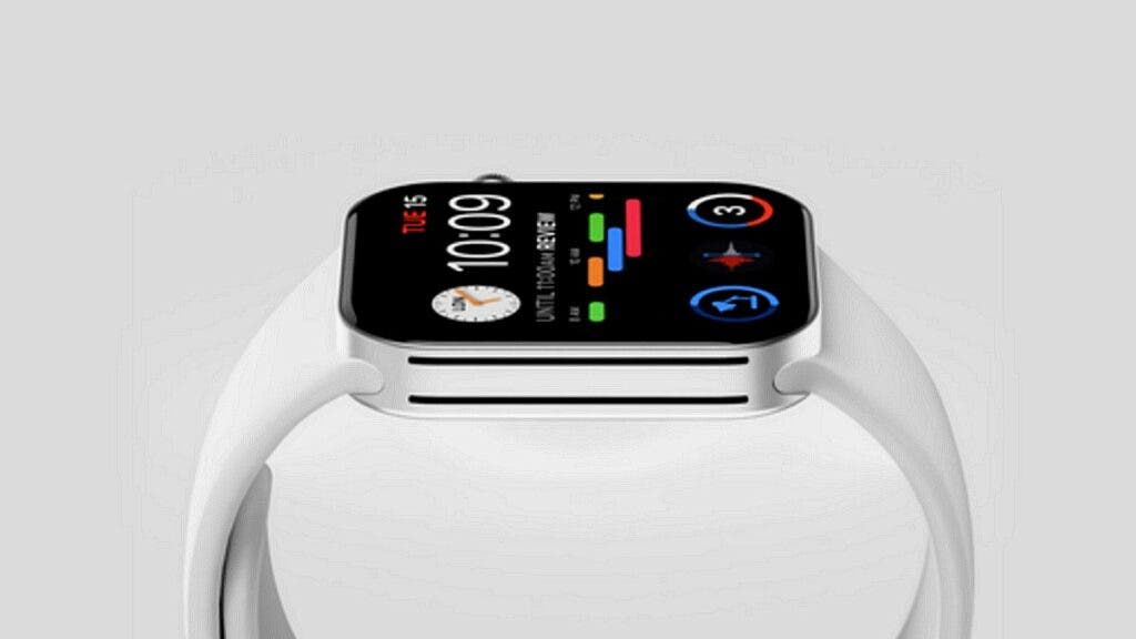 apple watch series 7 with a leak