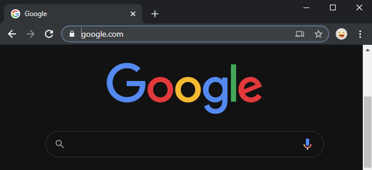 chrome and using dark mode