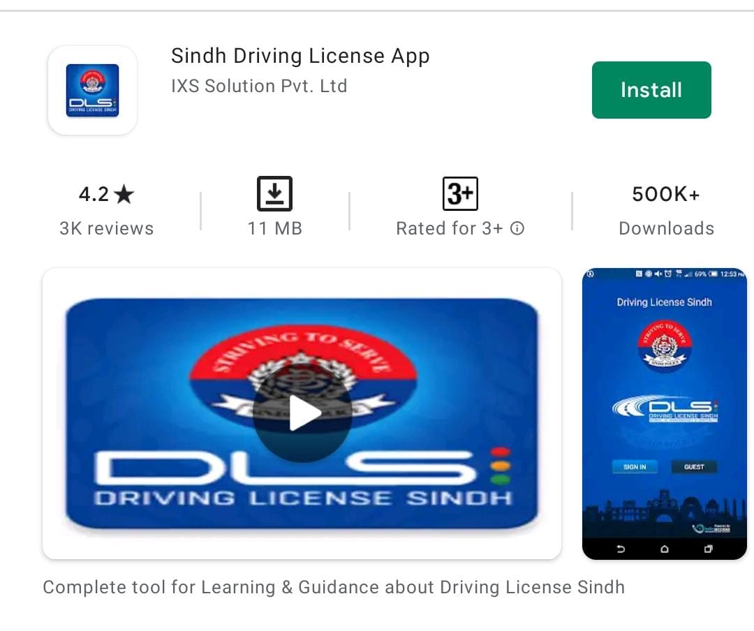 Karachi driving license