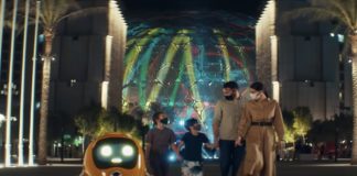 expo 2020 robots guide visitors