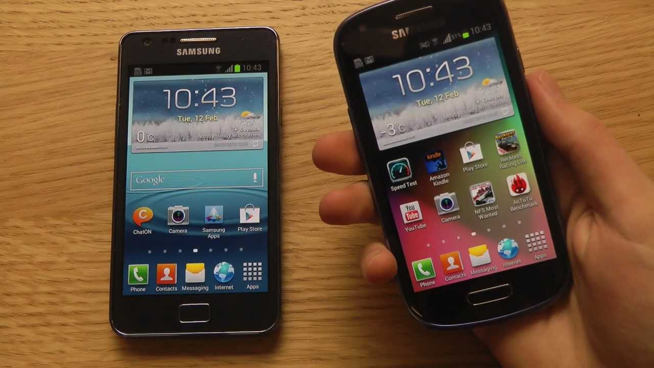 android Samsung Galaxy SII & Galaxy S3 mini