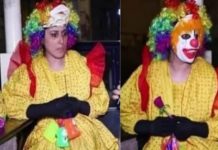 clown costume lahore girl heartbreaking life