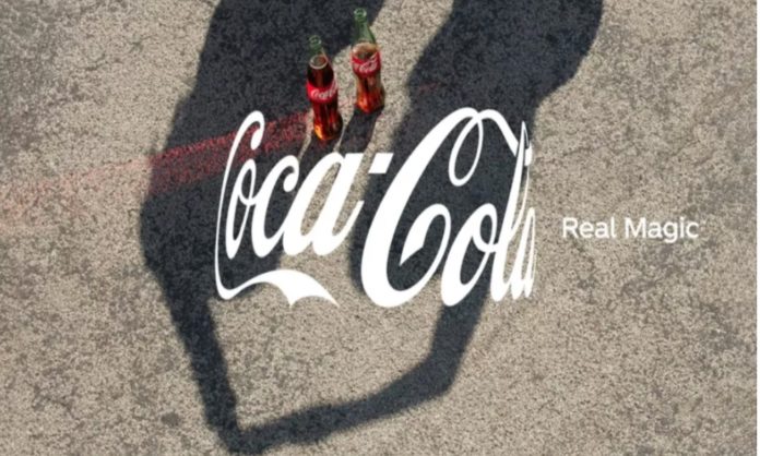 coca cola new logo hug