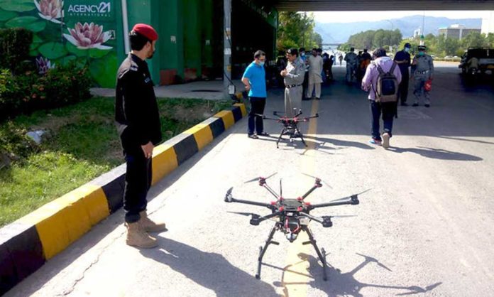 Islamabad Traffic Police drones