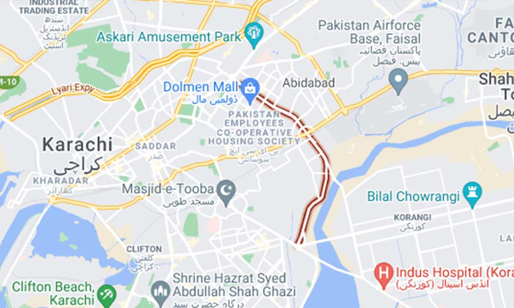 routes in karachi