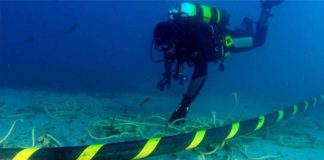 submarine cable internet connection