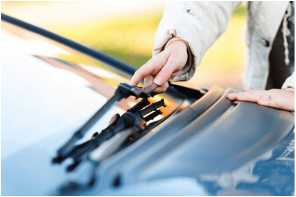 windshield wipers and how to clean them in car
