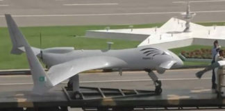 shahpar II drone unveiled by Pakistan at Egypt expo