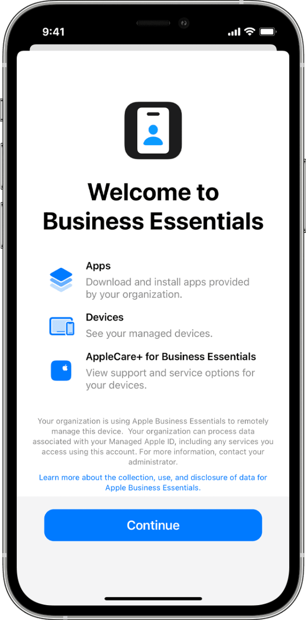 apple business essentials