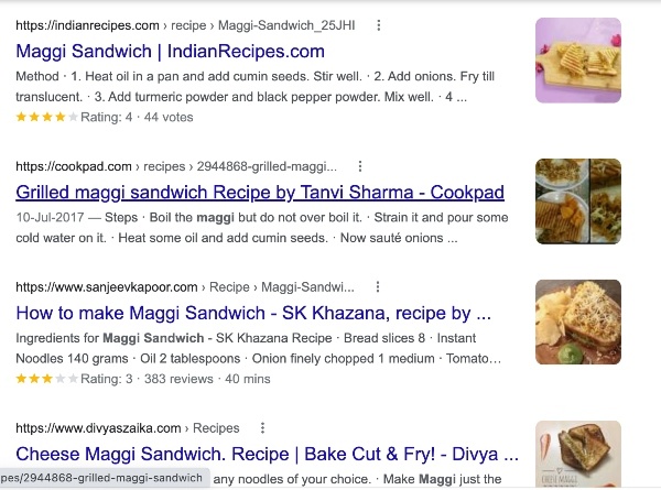 maggi sandwich