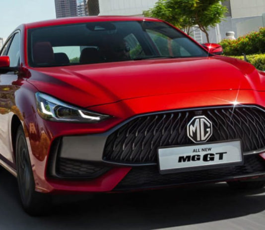 MG GT on display and coming to Pakistan