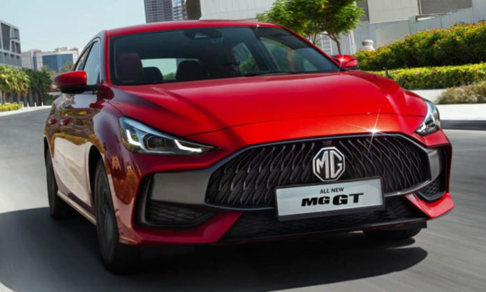 MG GT on display and coming to Pakistan