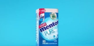 mentos packaging sustainability