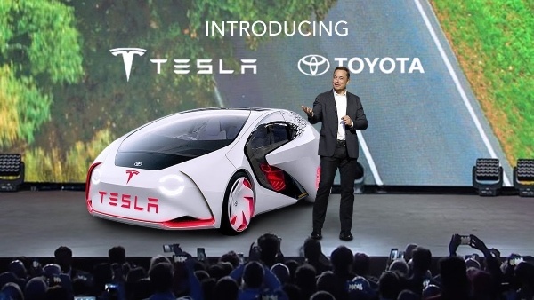 toyota tesla self-driving cars