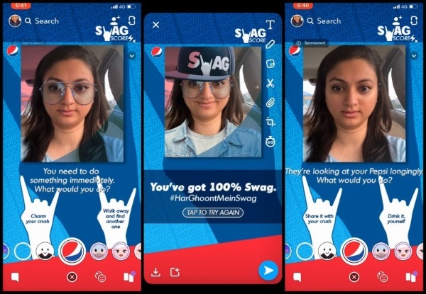 pepsi snapchat